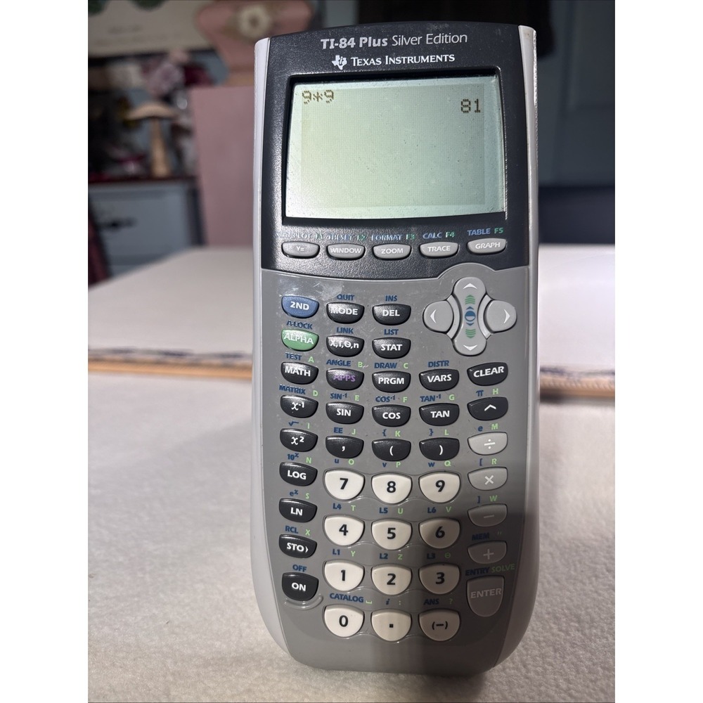 TEXAS INSTRUMENTS TI-84 Plus SILVER EDITION Graphing Calculator